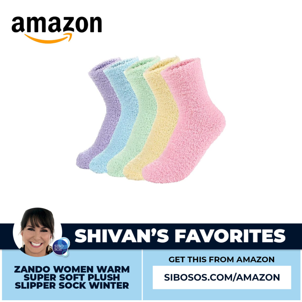 Zando Women Warm Super Soft Plush Slipper Sock Winter.jpg